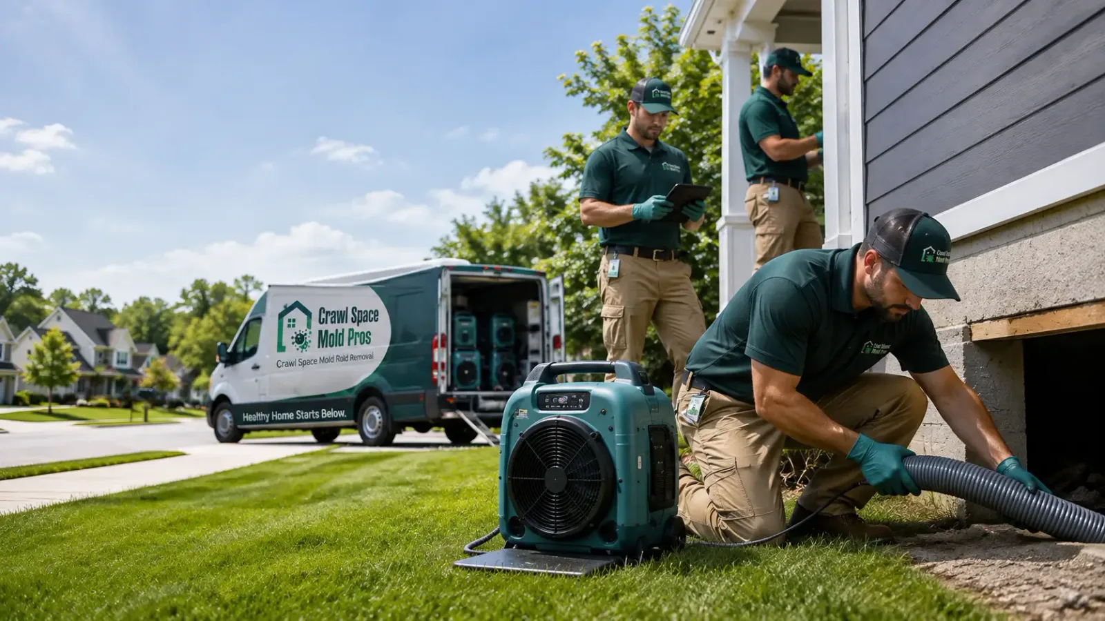 Crawl Space Mold Removal in Niantic, IL